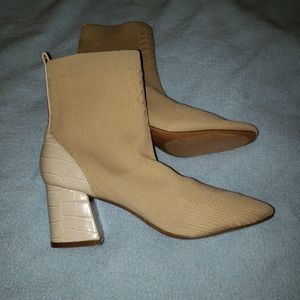 Jane and the Shoe Cherry Khaki Boots